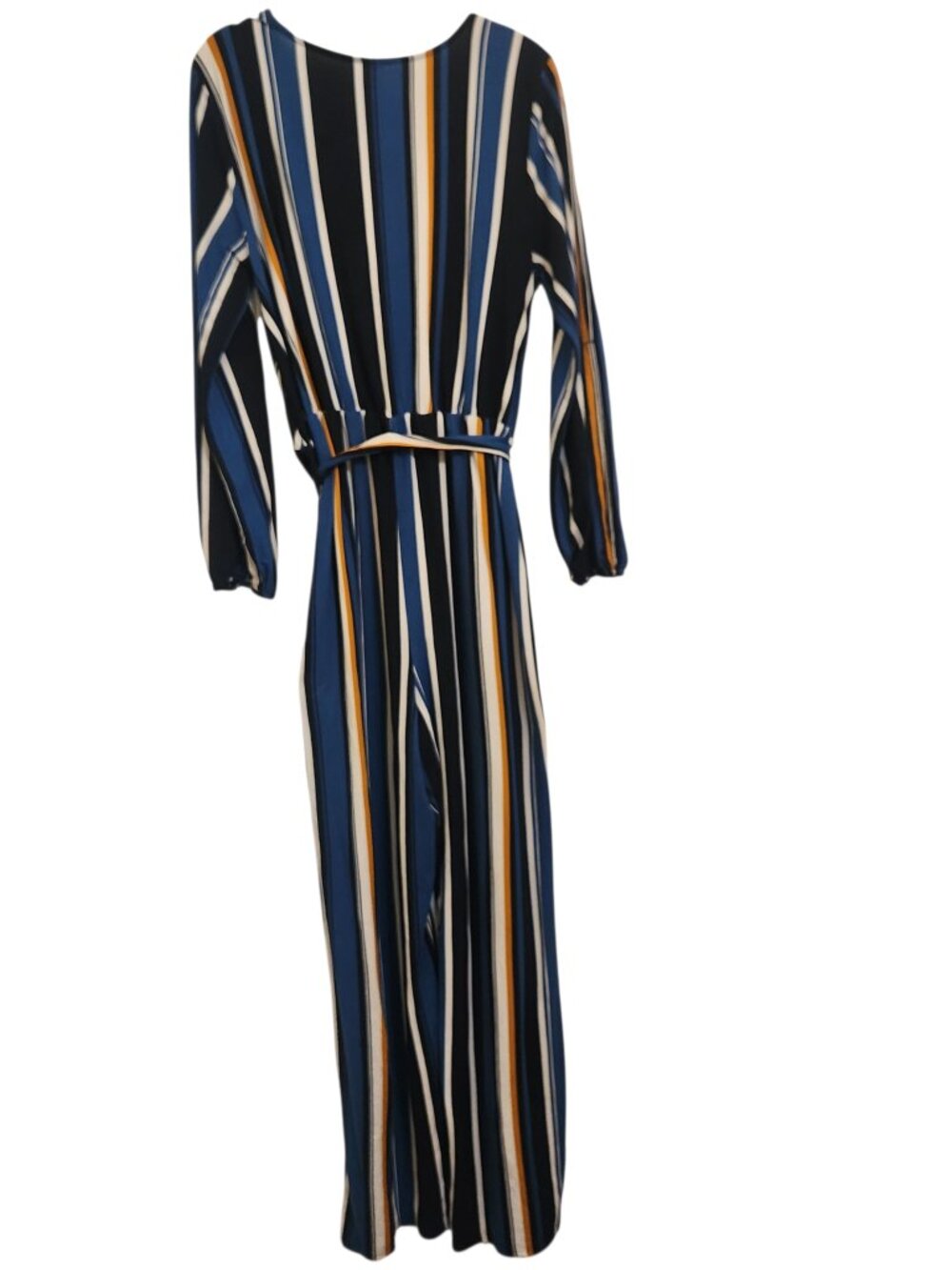 No Boundaries Cold Shoulder Striped Jumpsuit Size XL (15-17) - Picture 8 of 8